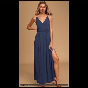 Midnight Blue Maxi Dress
